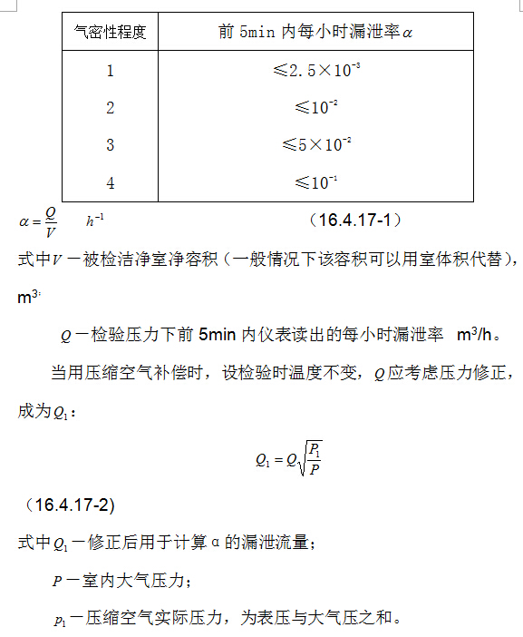 氣密性程度